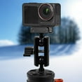 thumbnail image 3 of Visland Camera Mount Clamp 360-degree Swivel 17mm Ball Head Magic Arm with Clamp Camera Adapter Clip with 1/4" Thread for GoPro Camera, 3 of 8