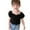 Black, variant on Zhanqunnn Children Princess Sleeve T Shirt Summer Vintage Girls Top 3-8 Years, Size 6-7 Years