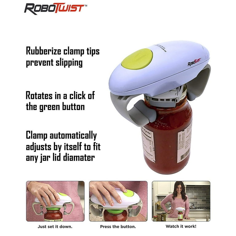 ROBO TWIST Electric Jar Opener-Push Button-Emson-AS SEEN ON TV