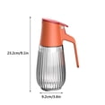 thumbnail image 3 of Dispensador Aceite de Oliva Automático, Contenedor de Condimentos Impermeable, Botella Sin Derrame, tapa de seguridad, Mango Antideslizante, para Cocina, Acero Inoxidable, para Bares, Restaurantes,, 3 of 8