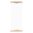 thumbnail image 1 of Estante de almacenamiento de animales de peluche 1 juego organizador de juguetes de peluche de esquina de madera con luz ( ), 1 of 7