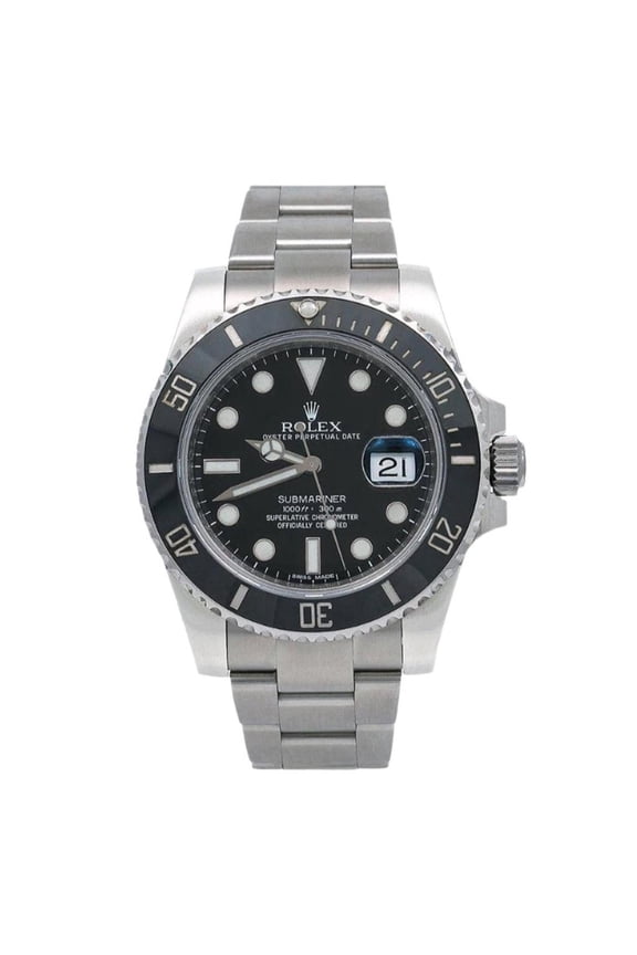Pre-Owned Rolex Submariner Date 40MM 116610LN Black Dial Black Ceramic Bezel Stainless Steel Oyster Bracelet