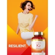 Vitamin K2 100 mcg | K2 MK-4 | 240 Capsules | For Men and Women | by Carlyle