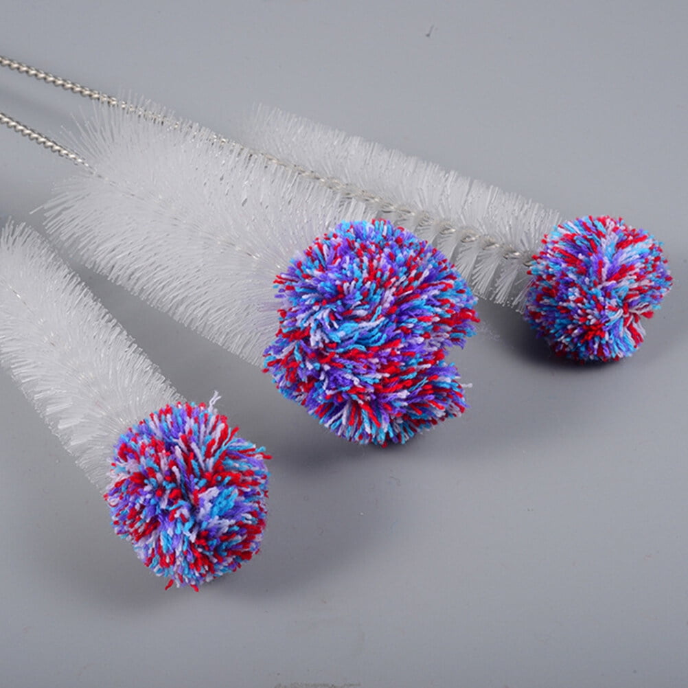 8 Pcs Bottle Cleaning Brushes Bottle Brush Cleaning Brush Kettle Brush Kettle Cleaning Tool Glass Stainless Steel Purple