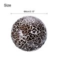 thumbnail image 2 of Uxcell 3Pcs Decorative Glass Balls 3.15 inch Orbs Centerpiece Balls Mosaic Glass Balls for Decor Bowls, Brown, 2 of 5
