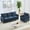 Chenille-Blue, variant on Puremind 2 Piece Living Room Sofa Set, Sofa and Armchair Furniture Sets, Chenille Sectional Sofas and Couches for Living Room/Apartment, Black