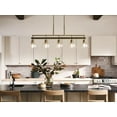 thumbnail image 3 of Kichler Lighting - Eastmont - 5 Light Linear Chandelier In Vintage Industrial, 3 of 12