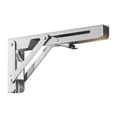 thumbnail image 1 of Elodie Foldable Bracket Space Saving Foldable for Wall Table Triangle Shelf Bracket 10inch, 1 of 8
