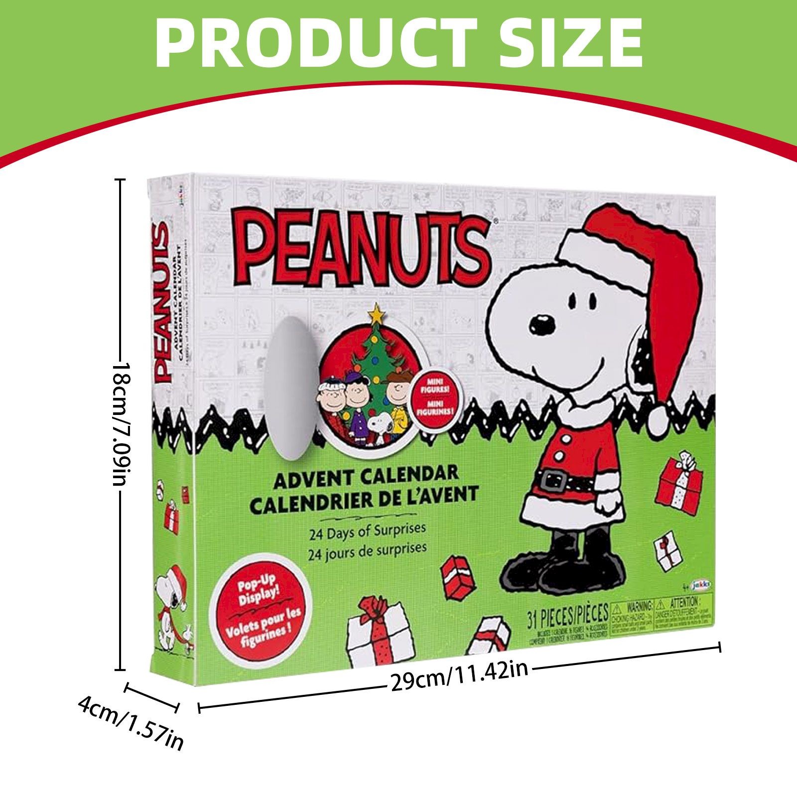 Peanuts Advent Calendar 2024 for Kids – Enjoy 24 Days of Countdown 