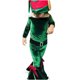 thumbnail image 5 of Conjunto de tres piezas de ropa infantil de invierno para niño y niña, con camisa de manga larga, pantalones acampanados y gorro, ideal para Navidad. Ofertas., 5 of 8