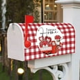 thumbnail image 3 of Sweet Home Mailbox Covers Car Rose Mailbox Covers Magnetic Red White Plaid Mail Box Wraps Standard Size 18x21 Inch Waterproof Mailbox Cover for Happy Valentine''s Day Garden Yard Decorative, 3 of 6