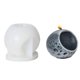 thumbnail image 1 of Molde de silicona para velas aromáticas con forma de luna, 1 of 6