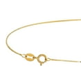 thumbnail image 5 of 10K 18" Yellow Gold 0.6mm Shiny Box Chain with Spring Ring Clasp, 5 of 5