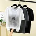 thumbnail image 2 of Icesilk T-Shirts à Manches Courtes Été T-shirt pour Femmes Séchage Rapide Grande Taille Manches Raglan Tee Tops Ample Rafraîchissant Tout Assorti FJH, 2 of 6