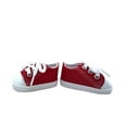 thumbnail image 3 of 18 Inch Doll Shoes- Red Canvas Sneakers Fits 18 Inch Kennedy and Friends Dolls and All Other 18 Inch Dolls, 3 of 3