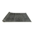 thumbnail image 2 of Ahgly Company Indoor Round Abstract Gray Modern Area Rugs, 7' Round, 2 of 4