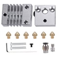 thumbnail image 2 of Piezas de extrusoras NikouMX impresora 3D Extrusora Hotend de acero inoxidable C Hotend Artesanía superior, 2 of 8