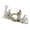 Love White, variant on Artistic Nativity Set Resin Holy Family Statue Modern Crafts for Stylish Christmas Decorations and Religious Gift