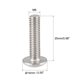 thumbnail image 3 of Tornillos de máquina Unique Bargains, tornillo Phillips M6x25mm, acero inoxidable 304, sujetadores tornillos 10Pcs, 3 of 3