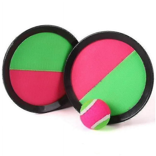 Yaju Paddle Toss & Catch Set - Paddle Catch Game Toy (set Of 3, Black)