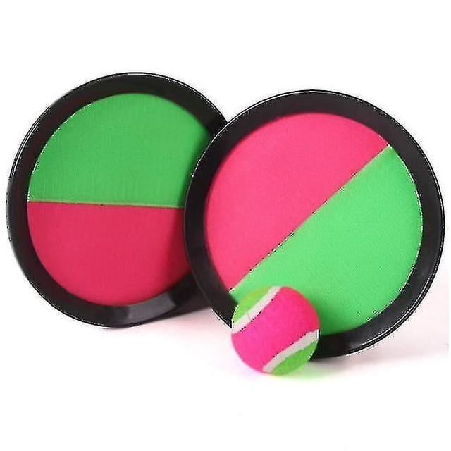 Yaju Paddle Toss & Catch Set - Paddle Catch Game Toy (set Of 3, Black)