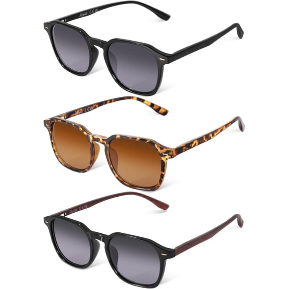 Reading Sunglasses for Women, Stylish Reading Glasses, Lightweight Square Readers for Men & Women
