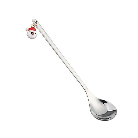 

Christmas Gift Spoon Golden Pendant Spoon Christmas Christmas Hat Decoration Spoon