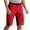 c01Red, variant on USNSM Men's Hiking Cargo Shorts Outdoor Summer Lightweight Quick Dry Elastic Waist Zipper Casual Shorts with Multi Pocket Green L