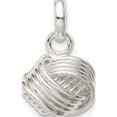 thumbnail image 1 of Sterling Silver Love Knot Small Pendant Made In Thailand qp5153, 1 of 5