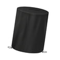 thumbnail image 3 of Cubierta redonda para fogón, protector impermeable y cortavientos para calefactor de patio, cubierta para chimenea exterior, 3 of 8