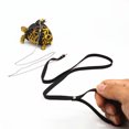 thumbnail image 3 of 2 piece Cat and Dog collar set and fun leash Set Pet gift adjustable dog stripe collar,, 3 of 5