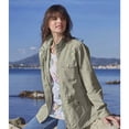 thumbnail image 2 of Atlas For Women - Chaqueta Safari Bordada para Mujer (Caqui), 2 of 7