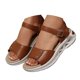 thumbnail image 2 of MKLEKYY Sandalias de Piso para Mujer, Sandalias de Playa Transpirables de Moda de Verano para Mujer Con Tela de Patchwork, 2 of 4