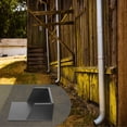 thumbnail image 4 of CTIRCHIU Downspout Extension Gutter Downspout Extender Aluminum Alloy Rainwater Collection Dark Grey 1Set, 4 of 8