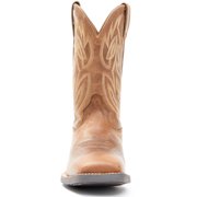 Justin Mens Dusky Canter Cowhide Leather Western Boot Broad Square Toe Brown 11 D(M) US