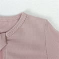 thumbnail image 5 of Qudderr 0-24M Boys Girls Zipper Rompers Pajamas for Baby Infants Snug Fit Jumpsuit Zipper Long Sleeve Unisex Onesies Newborn Spring Fall Winter Solid Color Bodysuit Sleepers, 5 of 9
