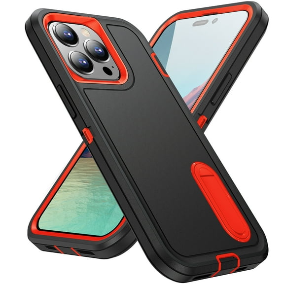 Kickstand Case for iPhone 14, Shockproof, Dropproof,slim & tough, Dustproof,Anti-Scratch,pocket-friendly,Rugged phone case, Slim Fit for iPhone 14 Phone Case with Built-in Kickstand,H
