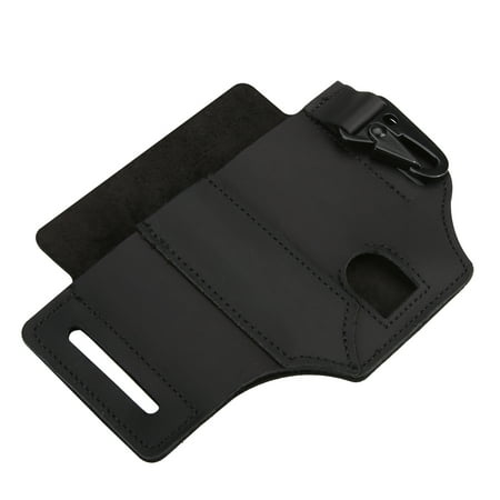 

dianhelloya Multitool Sheath Clasp Firmly Wide Application Faux Leather Handmade Hunting Waist Pocket Exercise Accessory