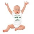 thumbnail image 3 of Alien Believer UFO Hunter Copilot Romper Boys or Girls Infant Baby Brisco Brands 12M, 3 of 6