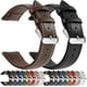 thumbnail image 2 of Correa de reloj de cuero genuino de grano superior, correas de reloj de liberación rápida de 18mm/20mm/22mm, se adapta a Samsung Galaxy Watch, Garmin Huawei Watch, 2 of 4