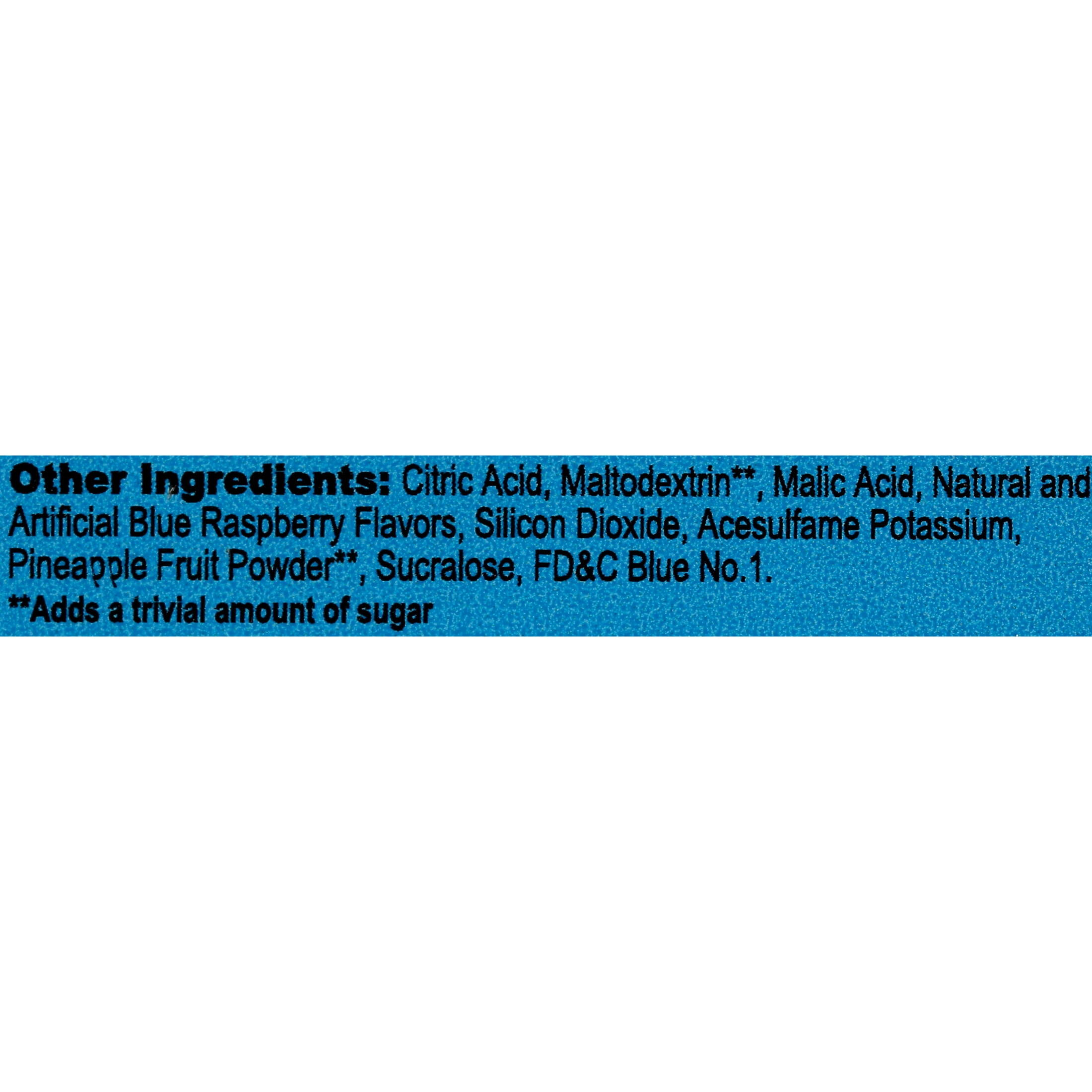 G Fuel Sour Chug Rug Energy Powder Drink Mix, Sour Blue Raspberry Flavor, 6 Stick Packs, 0.26 oz
