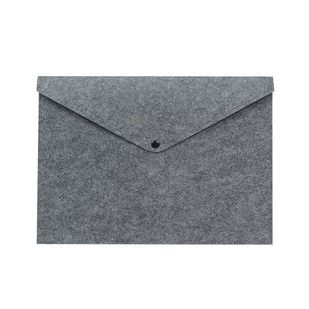 Wosthever Carpetas de archivos para un almacenamiento conveniente de documentos: bolsa para documentos y archivos organizadora de carpetas de Almacenamiento y organización del hogar gris