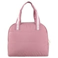 thumbnail image 3 of Jessica Simpson Women's Insulated Reusable Cooler Lunch Bag Tote for Work, Travel, Commute, Recreation, Beach and Picnic in Blush Pink, 3 of 3