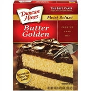 Duncan Hines Moist Deluxe Butter Golden Cake Mix, 18.50 oz