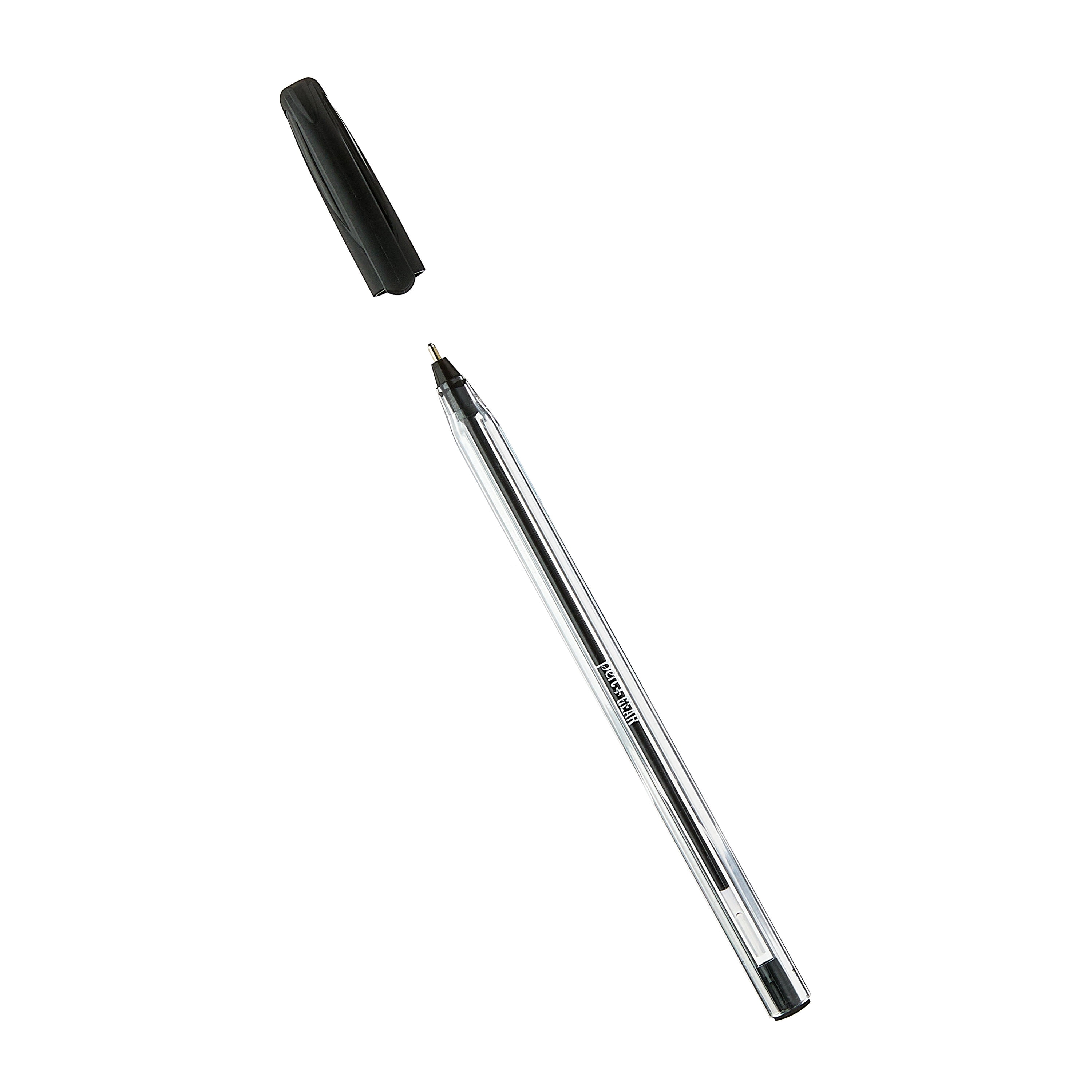 Pen+Gear Stick Ballpoint Pens, 1.0 mm, Black Ink, 10 Count
