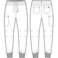 thumbnail image 7 of Med Couture Touch Scrub Pants for Men Jogger Perfect for Casual Wear Slate L, 7 of 7