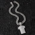 thumbnail image 3 of Men Women Hip Hop Number 7 Jersey Pendant Necklace Crystal Cuban Chain HipHop Iced Out Bling Necklaces Fashion Charm Jewelry, 3 of 10