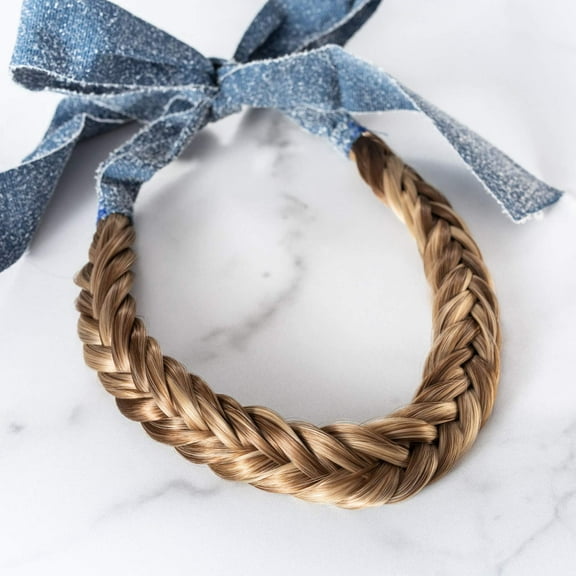 Madison Braids Women's Two Strand Braided Headband Hair Braid Hair Piece Extension - Blaire Lulu - Highlighted