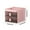 Pink, variant on Oioii Transparent Rabbit Desktop Storage Box, Plastic Mini Small Drawer Organizer, Cute Stationery Storage Case, For Home Office Desk Pen Small Accessory Storage,Light Blue