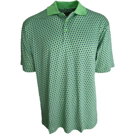 - Men's Silk & Cotton Blend Knit Polo Golf Shirt